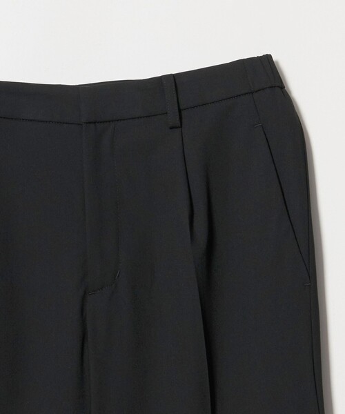 A DAY IN THE LIFE UNITED ARROWS(アデイインザライフユナイテッドアローズ)の「ブラック ツイル セミワイドパンツ ‐セットアップ対応・ウォッシャブル‐ <A DAY IN THE LIFE>(その他パンツ・レディース・ブラック・40/38)」の3枚目の写真