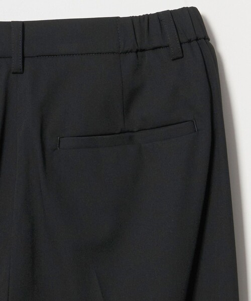 A DAY IN THE LIFE UNITED ARROWS(アデイインザライフユナイテッドアローズ)の「ブラック ツイル セミワイドパンツ ‐セットアップ対応・ウォッシャブル‐ <A DAY IN THE LIFE>(その他パンツ・レディース・ブラック・40/38)」の5枚目の写真