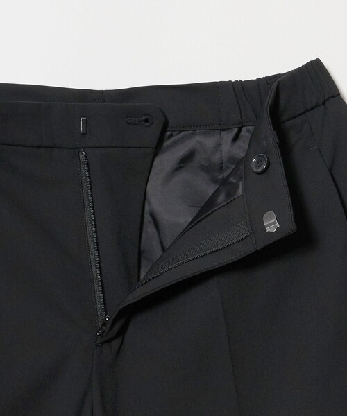 A DAY IN THE LIFE UNITED ARROWS(アデイインザライフユナイテッドアローズ)の「ブラック ツイル セミワイドパンツ ‐セットアップ対応・ウォッシャブル‐ <A DAY IN THE LIFE>(その他パンツ・レディース・ブラック・40/38)」の6枚目の写真