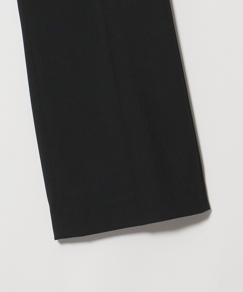 A DAY IN THE LIFE UNITED ARROWS(アデイインザライフユナイテッドアローズ)の「ブラック ツイル セミワイドパンツ ‐セットアップ対応・ウォッシャブル‐ <A DAY IN THE LIFE>(その他パンツ・レディース・ブラック・40/38)」の7枚目の写真