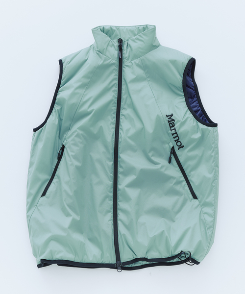 MARMOT(マーモット)の「Marmot / マーモット 別注 インサレーション ベスト(ダウンジャケット/コート・メンズ・モスグリーン/ベージュ/ブラック・LARGE/MEDIUM)」の3枚目の写真