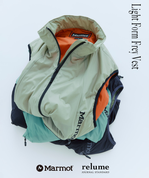 MARMOT(マーモット)の「Marmot / マーモット 別注 インサレーション ベスト(ダウンジャケット/コート・メンズ・モスグリーン/ベージュ/ブラック・LARGE/MEDIUM)」の9枚目の写真