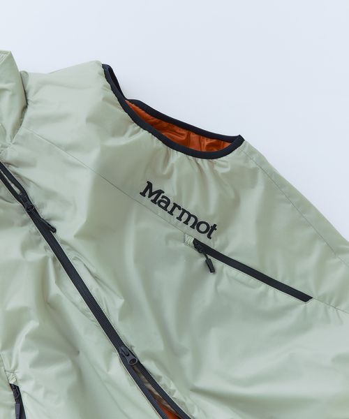 MARMOT(マーモット)の「Marmot / マーモット 別注 インサレーション ベスト(ダウンジャケット/コート・メンズ・モスグリーン/ベージュ/ブラック・LARGE/MEDIUM)」の10枚目の写真
