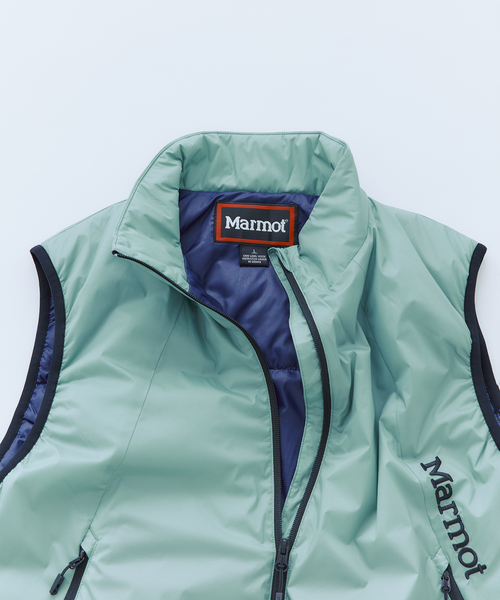 MARMOT(マーモット)の「Marmot / マーモット 別注 インサレーション ベスト(ダウンジャケット/コート・メンズ・モスグリーン/ベージュ/ブラック・LARGE/MEDIUM)」の11枚目の写真