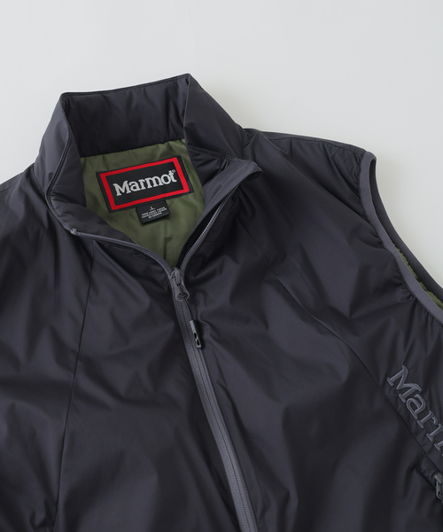 MARMOT(マーモット)の「Marmot / マーモット 別注 インサレーション ベスト(ダウンジャケット/コート・メンズ・モスグリーン/ベージュ/ブラック・LARGE/MEDIUM)」の5枚目の写真