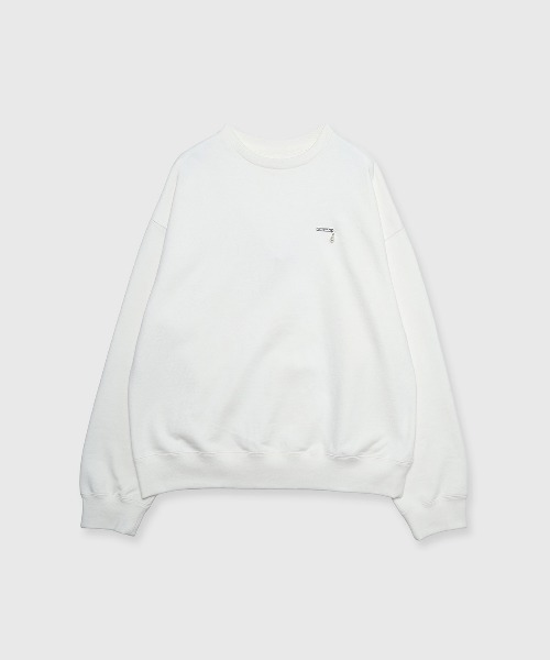JOSE MOON(ジョゼムーン)の「FLOCKY LOGO SWEAT/フロッキーロゴスウェット(スウェット・レディース・ホワイト/グレー・FREE)」の17枚目の写真