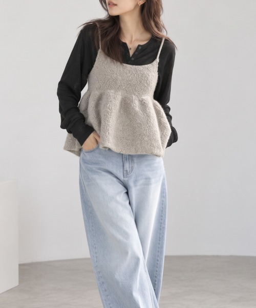 model：160cm
着用サイズ；FREE