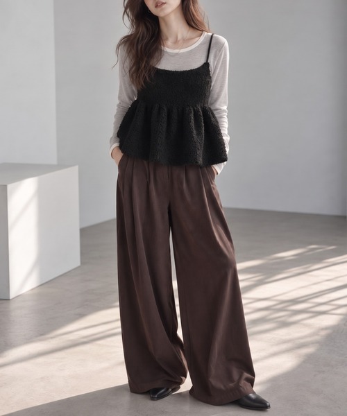 model：160cm
着用サイズ；FREE