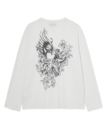 Y2K COLLAGE T-SHIRT IN WHITE