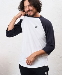 mt10671- pick mini patch raglan T-shirt ラグランTシャツ(NR26W-26)