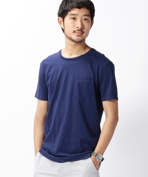 HANES（ヘインズ）の「HANES×BEAMS / 別注 ポケットTee 16SS（Tシャツ/カットソー・メンズ・ブラック/ネイビー/ホワイト・SMALL/MEDIUM/X-SMALL/LARGE）」の9枚目の写真
