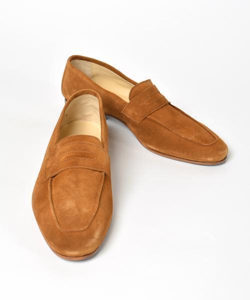 SHIPS(シップス)の「SD: スエード コインローファー(ローファー・メンズ・ネイビー/ブラウン/ホワイト/キャメル・41/42/44/43/40/39)」の4枚目の写真