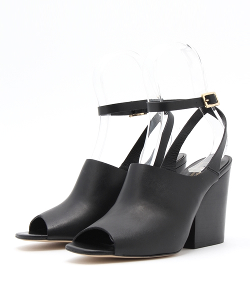 LE TALON（ルタロン）の「10cmレザーコウブカアンクルフトヒールサンダル◆（サンダル・レディース・キャメル/ブラック・36/37/38）」の10枚目の写真