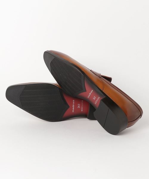 madras（マドラス）の「｢マドラス｣ ロングノーズ コインローファー（ローファー・メンズ・ブラック/ライトブラウン・27.0cm/25.0cm/26.5cm/27.5cm/24.5cm/25.5cm/24.0cm/26.0cm）」の4枚目の写真