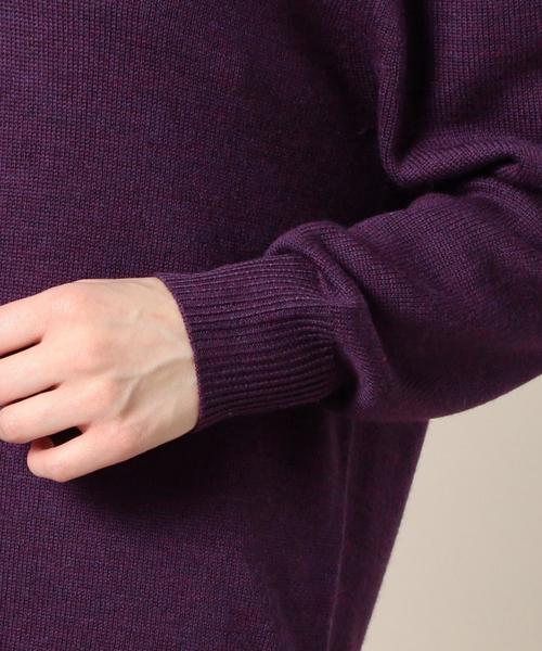 BEAUTY&YOUTH UNITED ARROWS（ビューティーアンドユースユナイテッドアローズ）の「BY 9G ウールVネック ドルマンスリーブニット◆（ニット/セーター・レディース・グレー/ナチュラル/パープル・FREE）」の15枚目の写真
