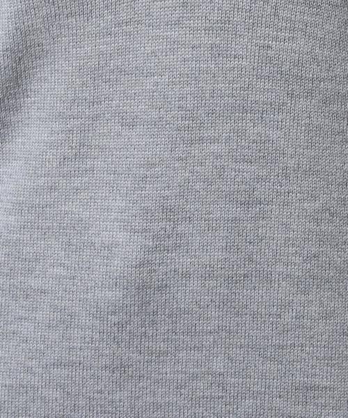 BEAUTY&YOUTH UNITED ARROWS（ビューティーアンドユースユナイテッドアローズ）の「BY 9G ウールVネック ドルマンスリーブニット◆（ニット/セーター・レディース・グレー/ナチュラル/パープル・FREE）」の9枚目の写真