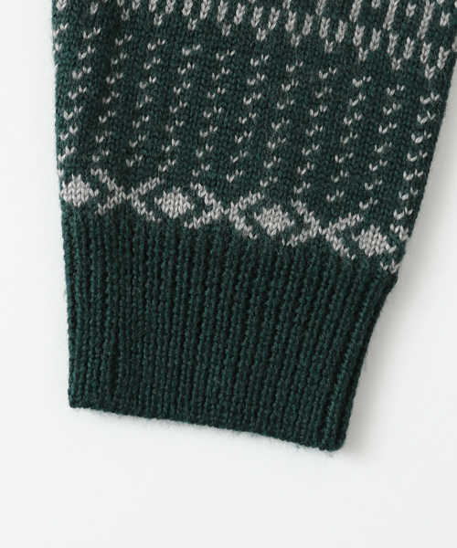 URBAN RESEARCH（アーバンリサーチ）の「UR フルパターンパネルC/Nニット（ニット/セーター・メンズ・ホワイト系その他/ブルー系その他/グリーン系その他・LARGE/MEDIUM）」の15枚目の写真