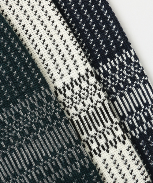 URBAN RESEARCH（アーバンリサーチ）の「UR フルパターンパネルC/Nニット（ニット/セーター・メンズ・ホワイト系その他/ブルー系その他/グリーン系その他・LARGE/MEDIUM）」の21枚目の写真