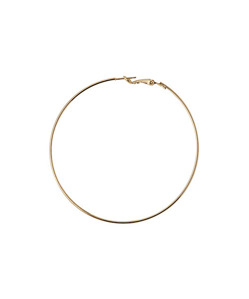 STYLE DELI（スタイルデリ）の「華奢BIGフープピアス（ピアス（両耳用）・レディース・ゴールド/シルバー・FREE）」の7枚目の写真