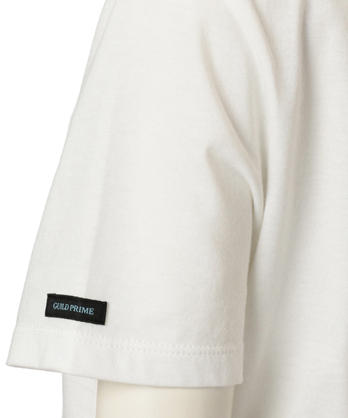 GUILD PRIME（ギルドプライム）の「【GUILD PRIME】WOMENS プライムステッカーTシャツ（Tシャツ/カットソー・レディース・ブラック/ホワイト・34/36）」の6枚目の写真