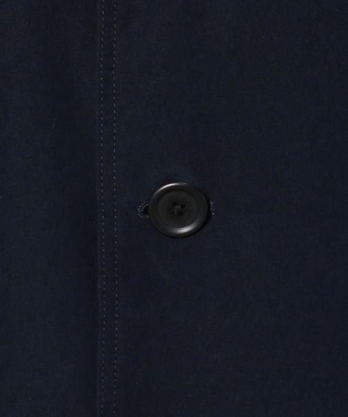 BEAUTY&YOUTH UNITED ARROWS（ビューティーアンドユースユナイテッドアローズ）の「BY ドレープ サテン コート ◆（ステンカラーコート・メンズ・ベージュ/ネイビー/ブラック・X-LARGE/LARGE/SMALL/MEDIUM）」の15枚目の写真