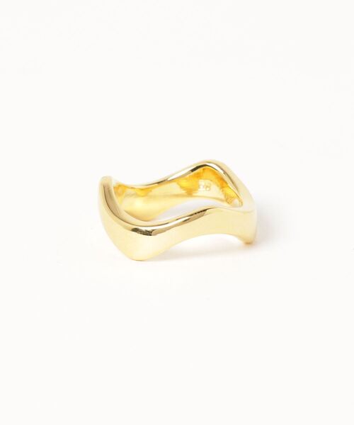 YArKA（ヤーカ）の「【YArKA/ヤーカ】silver925 plane wave ring[uto2]/プレーンウェーブリング（リング・メンズ・シルバー/イエローゴールド/ゴールド・#13/#17/#15/#9/#11/#19/#7/#21）」の2枚目の写真