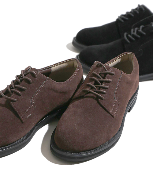 WEGO（ウィゴー）の「WEGO/プレーントゥシューズ（ドレスシューズ・メンズ・マスタード/ブラウン/ネイビー/ブラック・SMALL/LARGE/MEDIUM）」の3枚目の写真