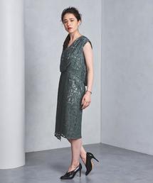 値下げ！UNITED ARROWS FLICKAフリッカVネック オールインワン FLICKA（フリッカ）の「一部別注＜FLICKA（フリッカ）＞バイ