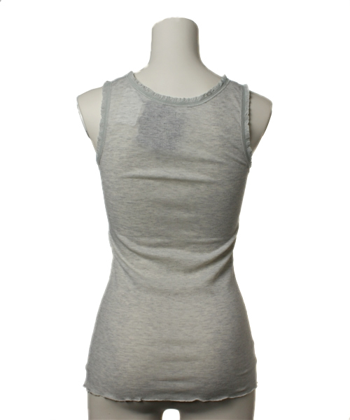 mystic（ミスティック）の「テレコフロントレースタンク（タンクトップ・レディース・ライトグレー/サンドベージュ/ブラック/チャコールグレー/ピンク/オフホワイト/ベージュ・ﾌﾘ-）」の8枚目の写真