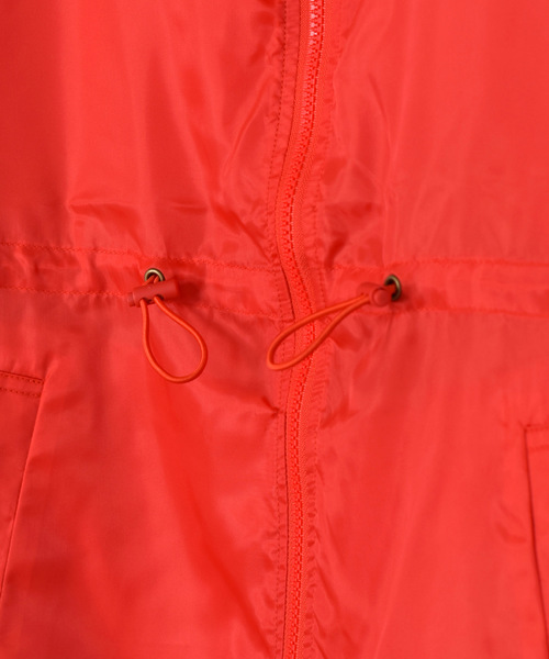 w closet(ダブルクローゼット)の「フード付きトラックジップブルゾン(ブルゾン・レディース・パープル/イエロー/オレンジ・FREE)」の7枚目の写真