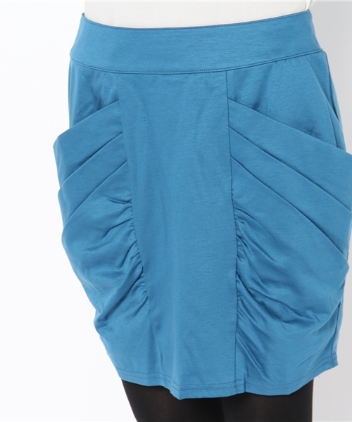 KariAng（カリアング）の「タックギャザースカート（スカート・レディース・ブラック/ブルー/イエロー・SMALL/MEDIUM）」の5枚目の写真