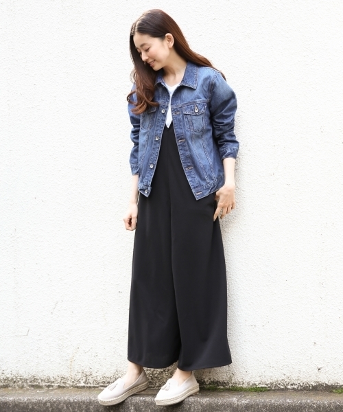 LEPSIM（レプシィム）の「レギュラーデニムジャケット　778430（デニムジャケット・レディース・キナリ/ブルー/ワンウォッシュ・LARGE/MEDIUM）」の10枚目の写真