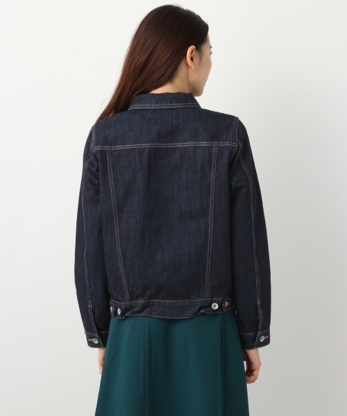LEPSIM（レプシィム）の「レギュラーデニムジャケット　778430（デニムジャケット・レディース・キナリ/ブルー/ワンウォッシュ・LARGE/MEDIUM）」の14枚目の写真