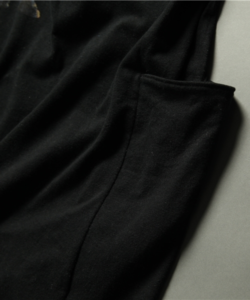 STORAMA（ストラマ）の「【STORAMA】4010NIGHT TIME 7分袖ポケットT（Tシャツ/カットソー・レディース・ホワイト/ブラック/グレー/ブラウン/グリーン・SMALL/MEDIUM/LARGE）」の8枚目の写真