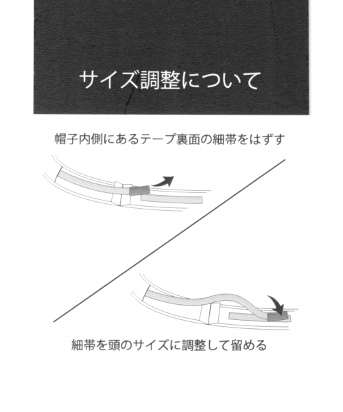 GLOBAL WORK（グローバルワーク）の「【キッズ】ザツザイマリンCAP/790731（キャスケット・キッズ・オフホワイト/ブラック・LARGE/MEDIUM）」の7枚目の写真