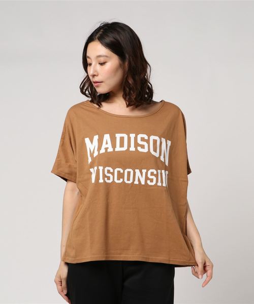 LOWRYS FARM(ローリーズファーム)の「ワイドプリントTシャツ 804240(Tシャツ/カットソー・レディース・ベージュ/ブラウン/グレー/オフホワイト・FREE)」の19枚目の写真