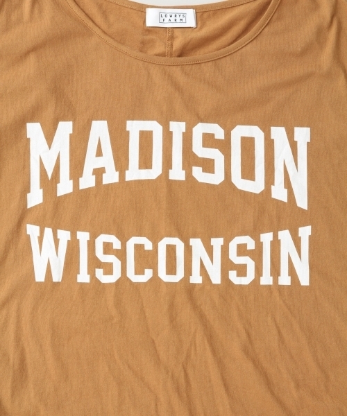 LOWRYS FARM(ローリーズファーム)の「ワイドプリントTシャツ 804240(Tシャツ/カットソー・レディース・ベージュ/ブラウン/グレー/オフホワイト・FREE)」の13枚目の写真