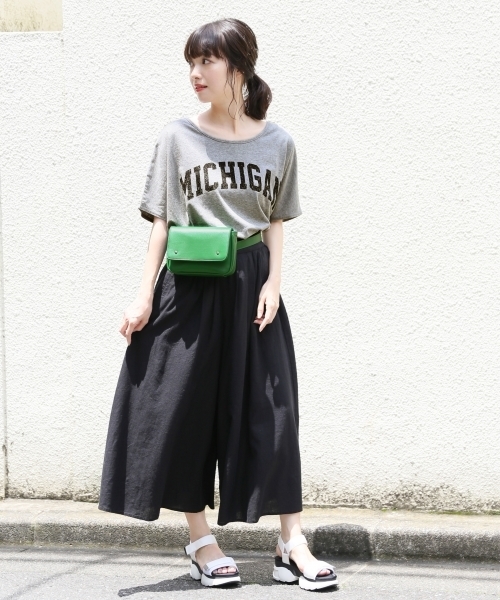 LOWRYS FARM(ローリーズファーム)の「ワイドプリントTシャツ 804240(Tシャツ/カットソー・レディース・ベージュ/ブラウン/グレー/オフホワイト・FREE)」の10枚目の写真