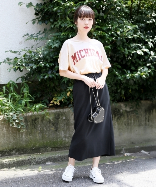 LOWRYS FARM(ローリーズファーム)の「ワイドプリントTシャツ 804240(Tシャツ/カットソー・レディース・ベージュ/ブラウン/グレー/オフホワイト・FREE)」の8枚目の写真