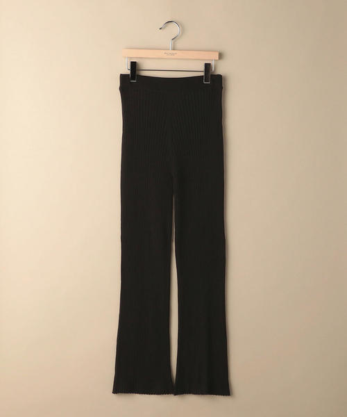 BEAUTY&YOUTH UNITED ARROWS（ビューティーアンドユースユナイテッドアローズ）の「BY∴ ホールガーメントリブパンツ ◆（その他パンツ・レディース・モカ/グレー/ブラック/ライトグレー/ベージュ/ナチュラル・FREE）」の10枚目の写真