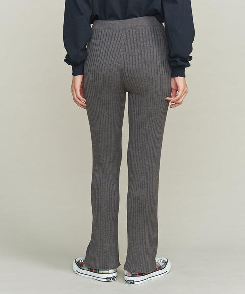 BEAUTY&YOUTH UNITED ARROWS（ビューティーアンドユースユナイテッドアローズ）の「BY∴ ホールガーメントリブパンツ ◆（その他パンツ・レディース・モカ/グレー/ブラック/ライトグレー/ベージュ/ナチュラル・FREE）」の12枚目の写真