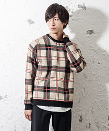 MinoriTY | ニット/チェック柄ビッグニット(ニット/セーター)