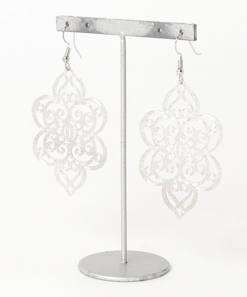 チャイハネ（チャイハネ）の「【チャイハネ】オリエンタル透かしピアス（ピアス（両耳用）・レディース・ブラック/シルバー/ゴールド/その他1/その他2/ブラック系その他/シルバー系その他/ゴールド系その他/ブラック系その他2/ブラック系その他3/シルバー系その他2/シルバー系その他3/シルバー系その他4/シルバー系その他5/シルバー系その他6/シルバー系その他7/ゴールド系その他2/ゴールド系その他3/ゴールド系その他4/ゴールド系その他5・FREE）」の8枚目の写真