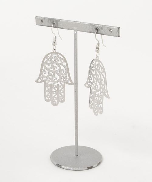 チャイハネ（チャイハネ）の「【チャイハネ】オリエンタル透かしピアス（ピアス（両耳用）・レディース・ブラック/シルバー/ゴールド/その他1/その他2/ブラック系その他/シルバー系その他/ゴールド系その他/ブラック系その他2/ブラック系その他3/シルバー系その他2/シルバー系その他3/シルバー系その他4/シルバー系その他5/シルバー系その他6/シルバー系その他7/ゴールド系その他2/ゴールド系その他3/ゴールド系その他4/ゴールド系その他5・FREE）」の10枚目の写真