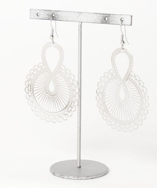 チャイハネ（チャイハネ）の「【チャイハネ】オリエンタル透かしピアス（ピアス（両耳用）・レディース・ブラック/シルバー/ゴールド/その他1/その他2/ブラック系その他/シルバー系その他/ゴールド系その他/ブラック系その他2/ブラック系その他3/シルバー系その他2/シルバー系その他3/シルバー系その他4/シルバー系その他5/シルバー系その他6/シルバー系その他7/ゴールド系その他2/ゴールド系その他3/ゴールド系その他4/ゴールド系その他5・FREE）」の12枚目の写真