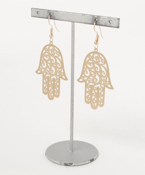 チャイハネ（チャイハネ）の「【チャイハネ】オリエンタル透かしピアス（ピアス（両耳用）・レディース・ブラック/シルバー/ゴールド/その他1/その他2/ブラック系その他/シルバー系その他/ゴールド系その他/ブラック系その他2/ブラック系その他3/シルバー系その他2/シルバー系その他3/シルバー系その他4/シルバー系その他5/シルバー系その他6/シルバー系その他7/ゴールド系その他2/ゴールド系その他3/ゴールド系その他4/ゴールド系その他5・FREE）」の18枚目の写真