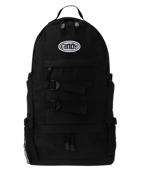 Candy Stripper(キャンディストリッパー)の「OVAL LOGO バッグパック(バックパック/リュック・レディース・ブラック/ピンク・FREE)」の6枚目の写真