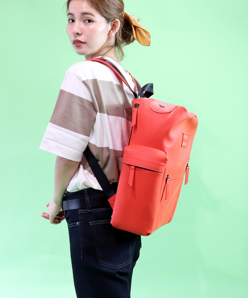 HUNTER/ハンター】ORG TOPCLIP BACKPACK RUB LTH UBB2022LRS ラバー