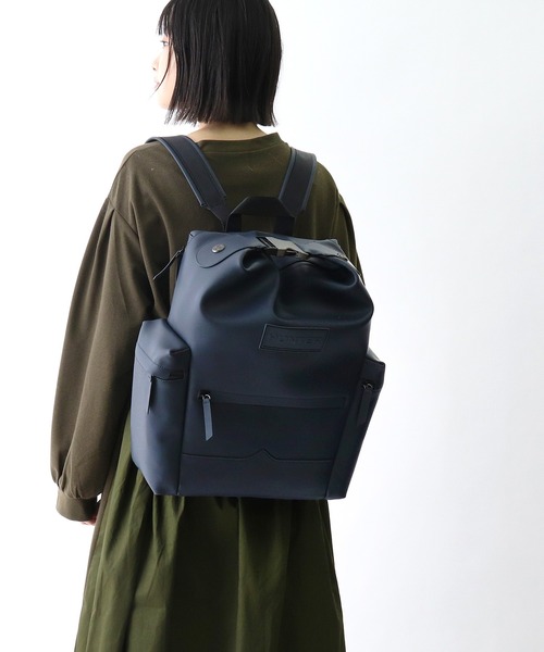 HUNTER ハンター ネイビー バックパック ラバーリュック ハンター HUNTER オリジナルトップクリップバックパック ラバ