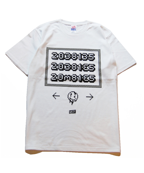 MACKDADDY(マックダディー)の「TEE "2038135"(Tシャツ/カットソー・メンズ・ホワイト/ブラック/イエロー/ブルー・SMALL/MEDIUM/LARGE/X-LARGE)」の1枚目の写真